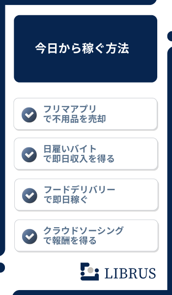 明日生きるお金がない時に今日から稼ぐ方法